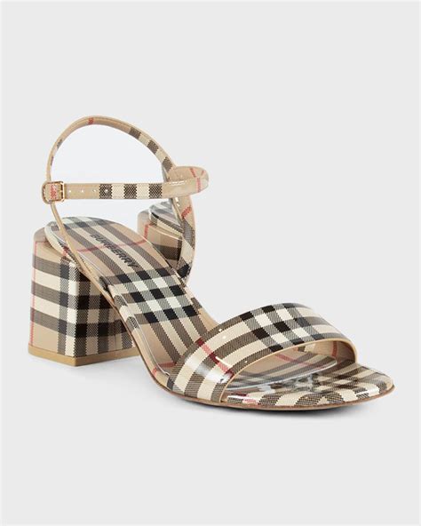 Burberry Cornwall Check Sandals 